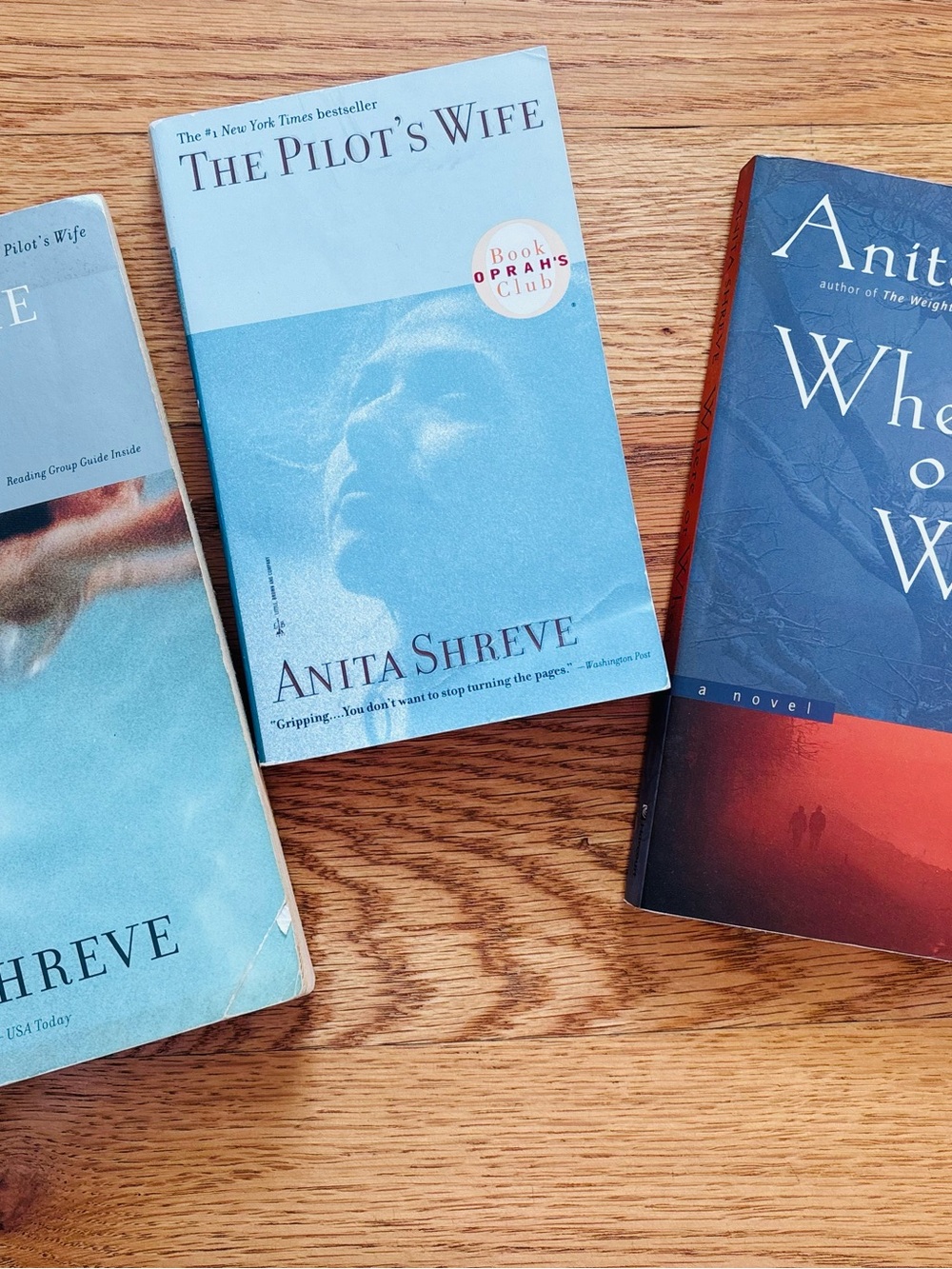 3 Anita Shreve Paperback Novels